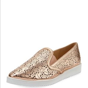 Karl Lagerfeld Rose Gold Slip on shoes 9.5